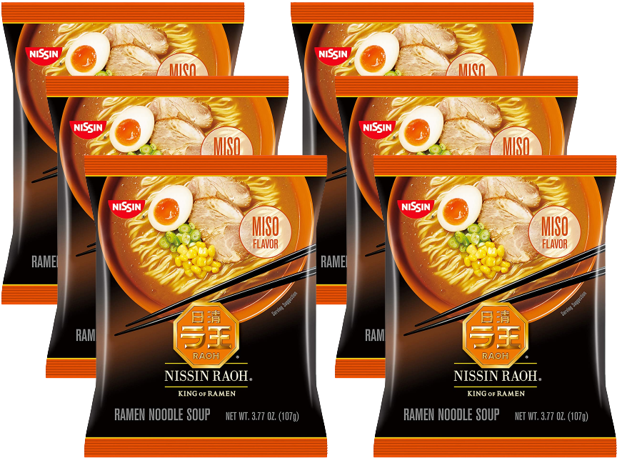 Miso Flavor Ramen Noodle Soup (6 Pack)