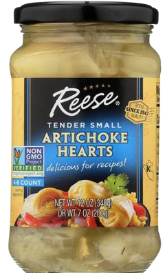 Small Artichokes in Glass