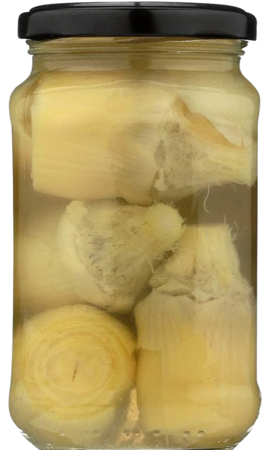 Small Artichokes in Glass
