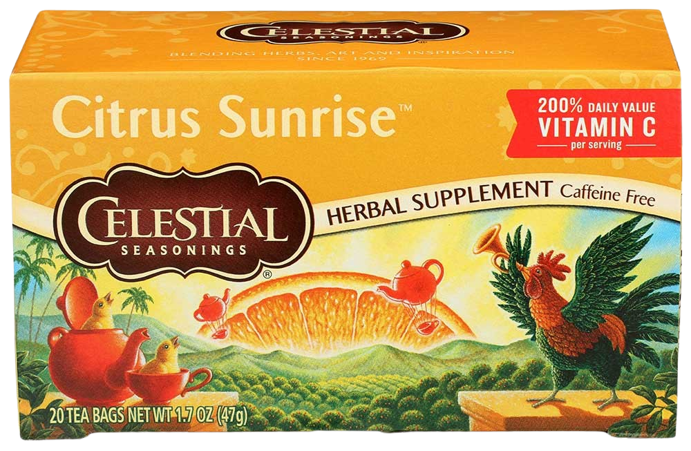 Celestial Seasonings Citrus Sunrise Caffeine Free Herbal Tea – Martie