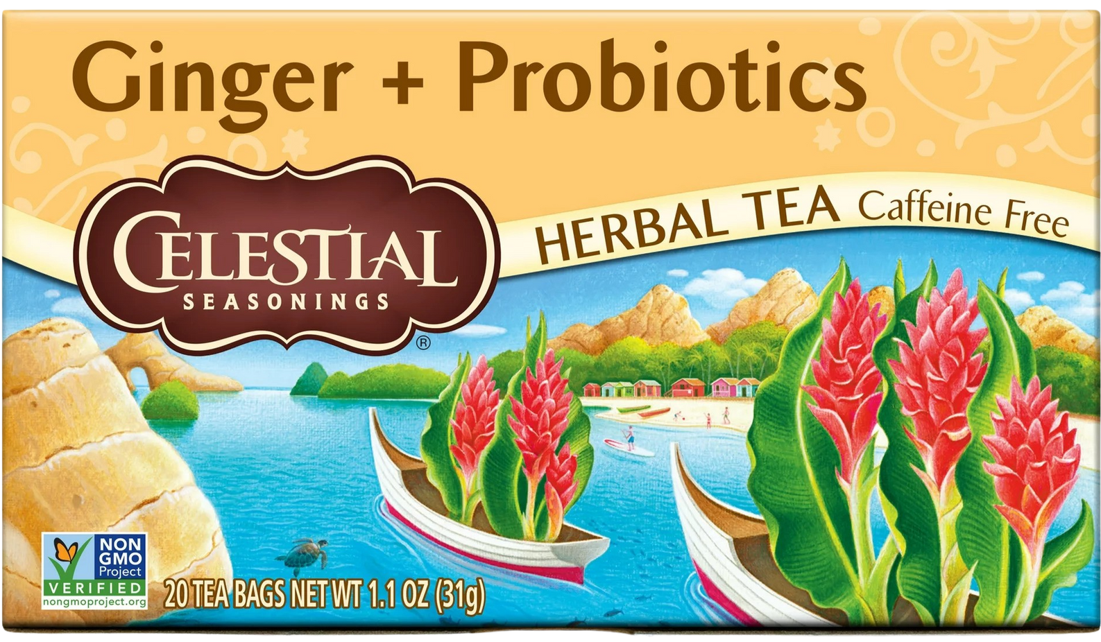 Ginger & Probiotic Herbal Tea