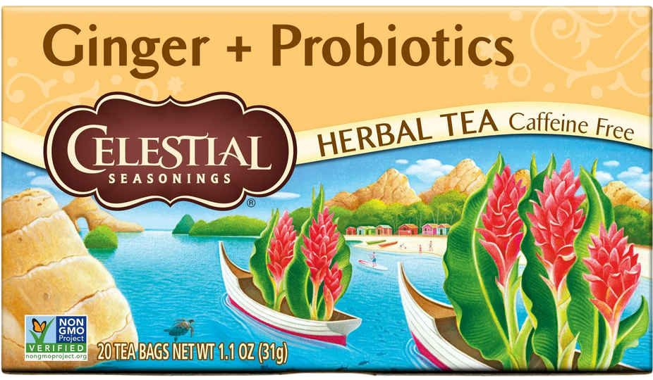 Ginger & Probiotic Herbal Tea
