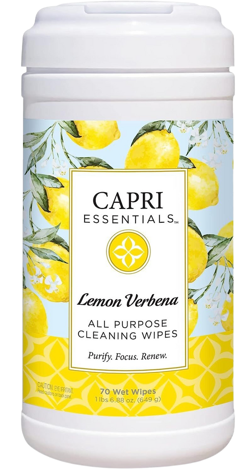 Lemon Verbena All Purpose Wipes (70 CT)