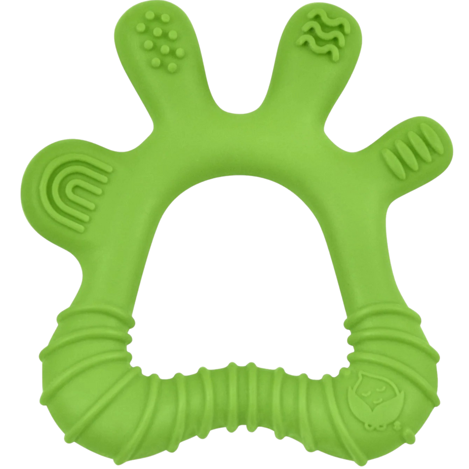 Front & Side Teether - Green