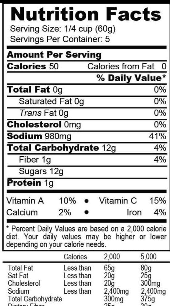 Cocktail Sauce