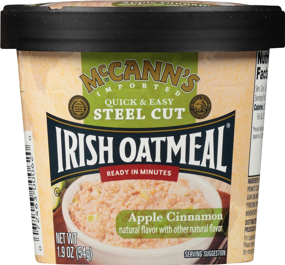 Instant Oatmeal Cup - Apple Cinnamon (12 Pack)