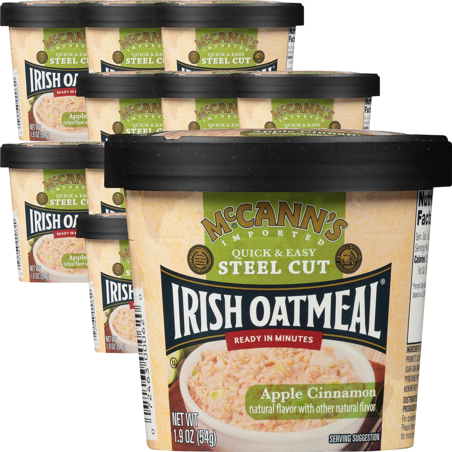 Instant Oatmeal Cup - Apple Cinnamon (12 Pack)