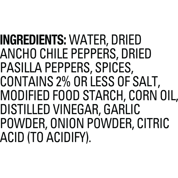 MILD Ancho & Pasilla Pepper Paste