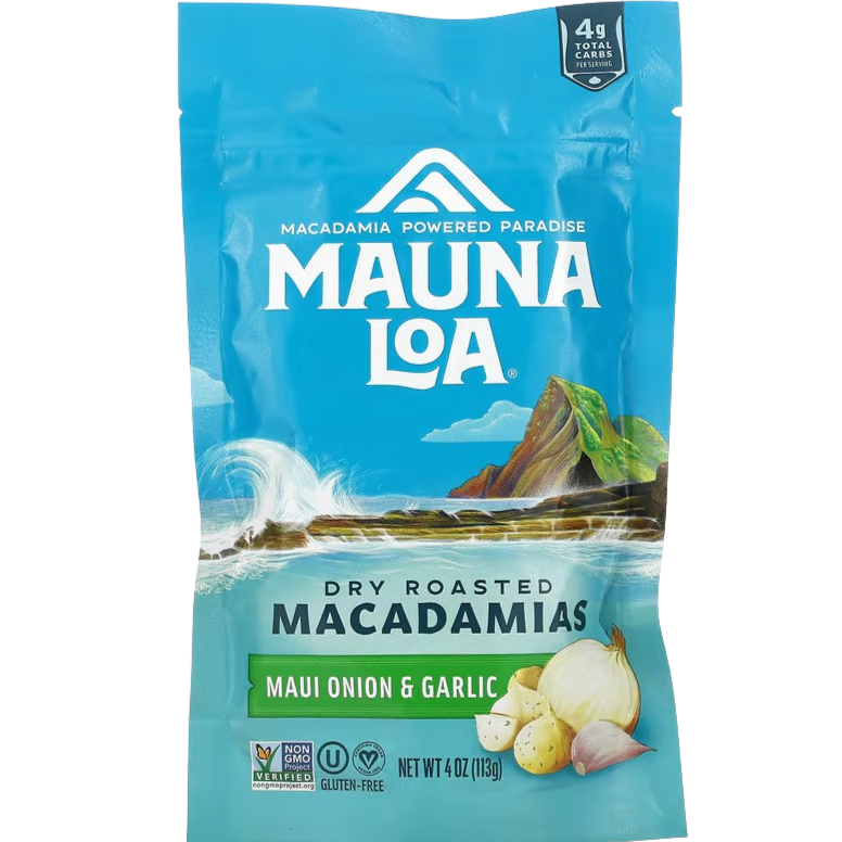 Maui Onion & Garlic Dry Roasted Macadamias