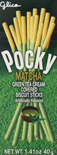 Pocky Matcha Green Tea Cream Covered Biscuit