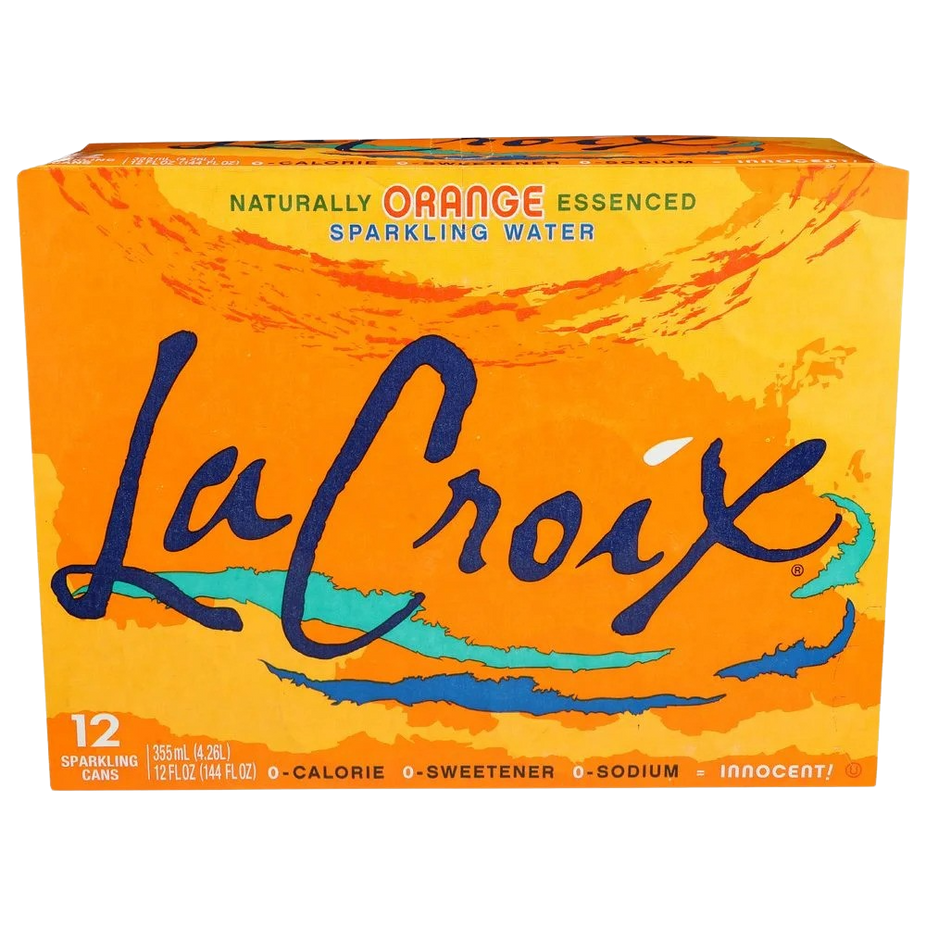 Orange Sparkling Water (12 Pack)