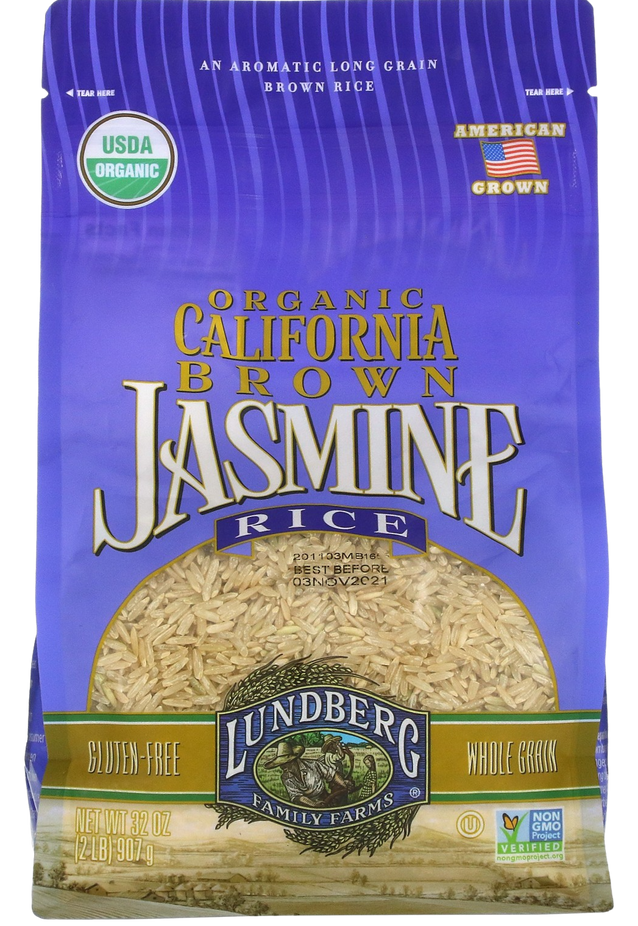 Organic California Brown Jasmine Rice