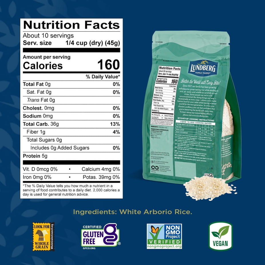 White Arborio Gourmet Rice