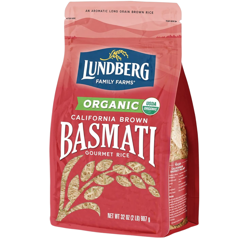Organic Long Grain California Brown Basmati Rice
