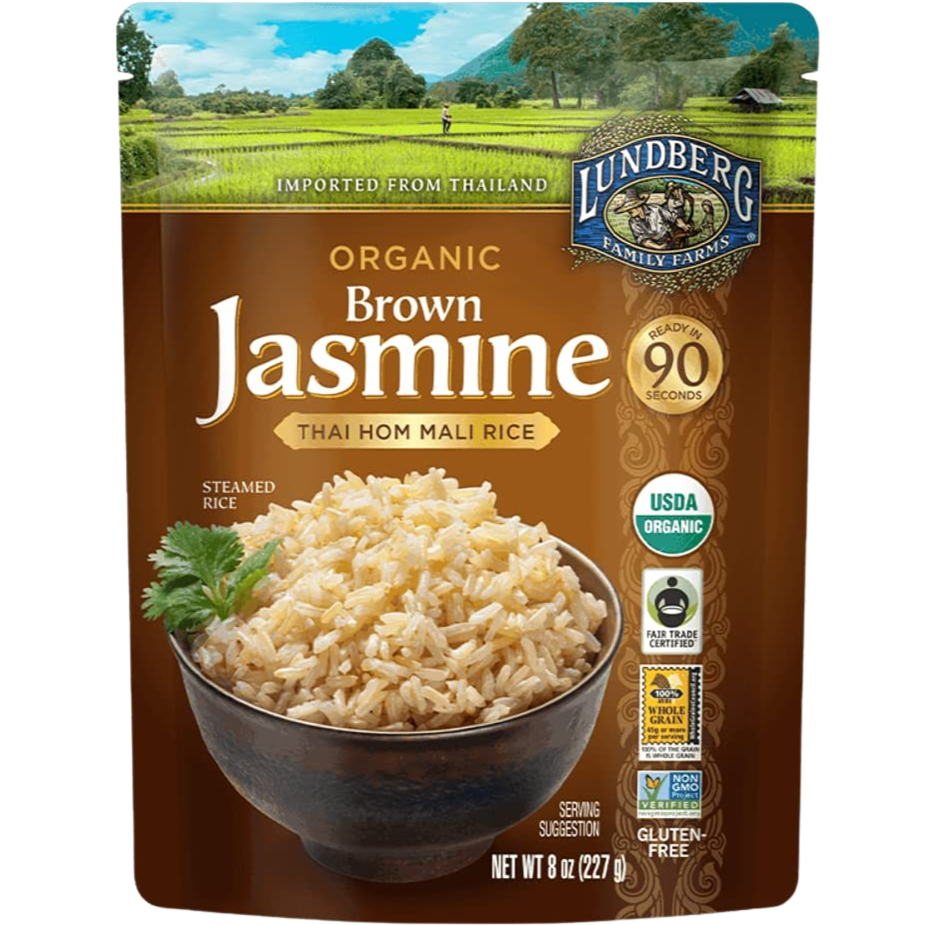 Organic Brown Jasmine Steamed Rice
