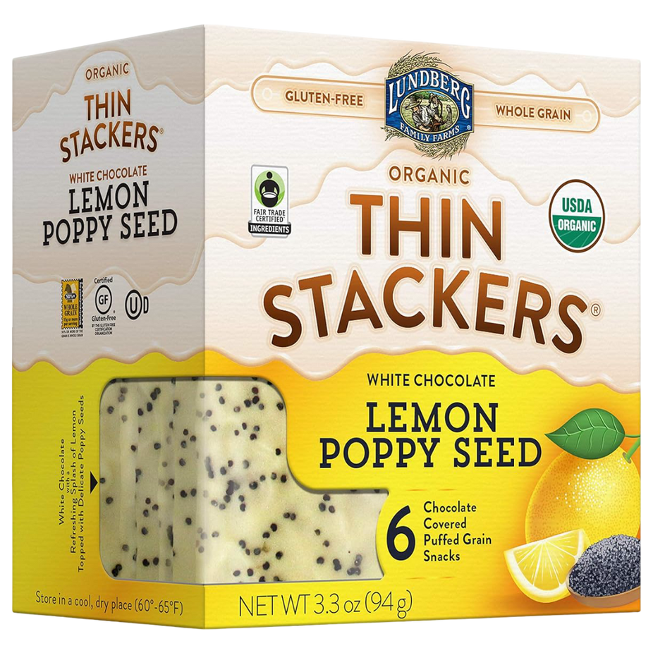 Organic Thin Stackers - Lemon Poppyseed