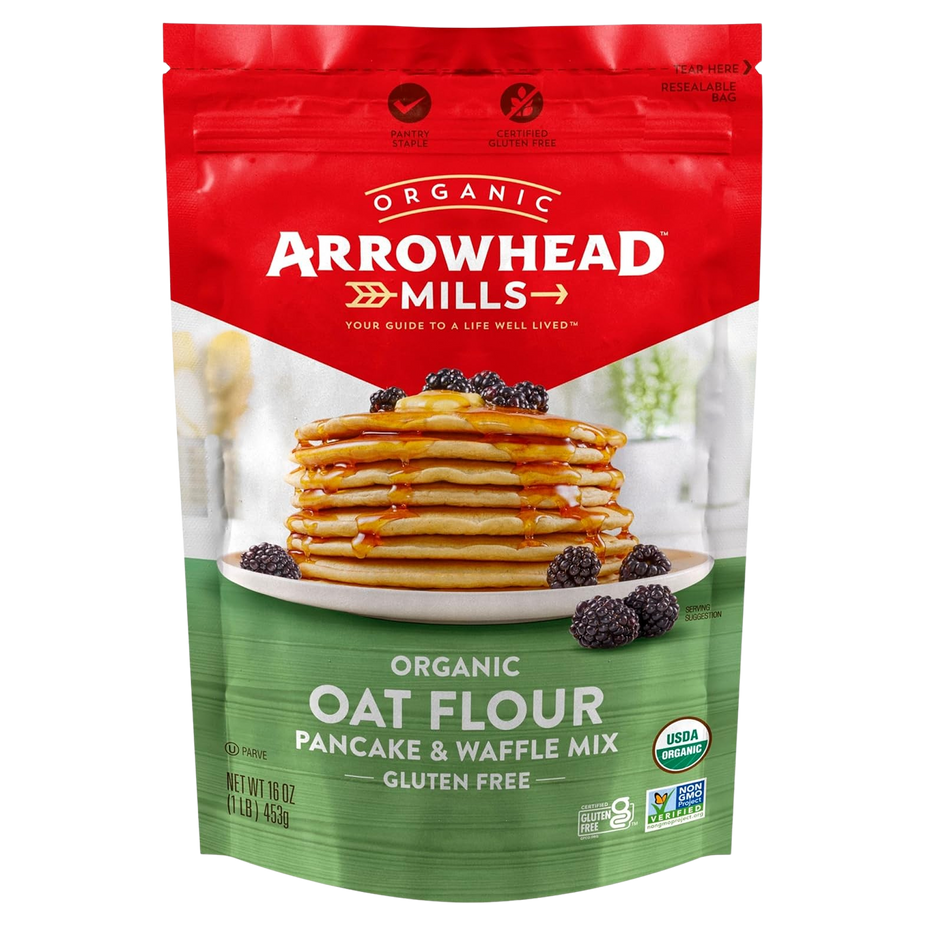 Organic Gluten Free Oat Flour Pancake & Waffle Mix