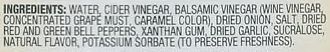 Sugar-Free Balsamic Vinaigrette Dressing