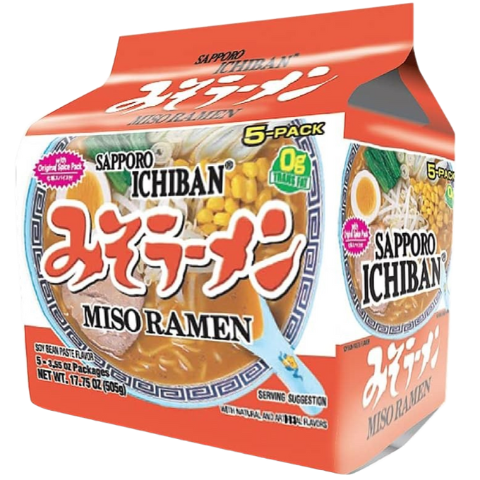 Ichiban Miso Ramen (5 Pack)