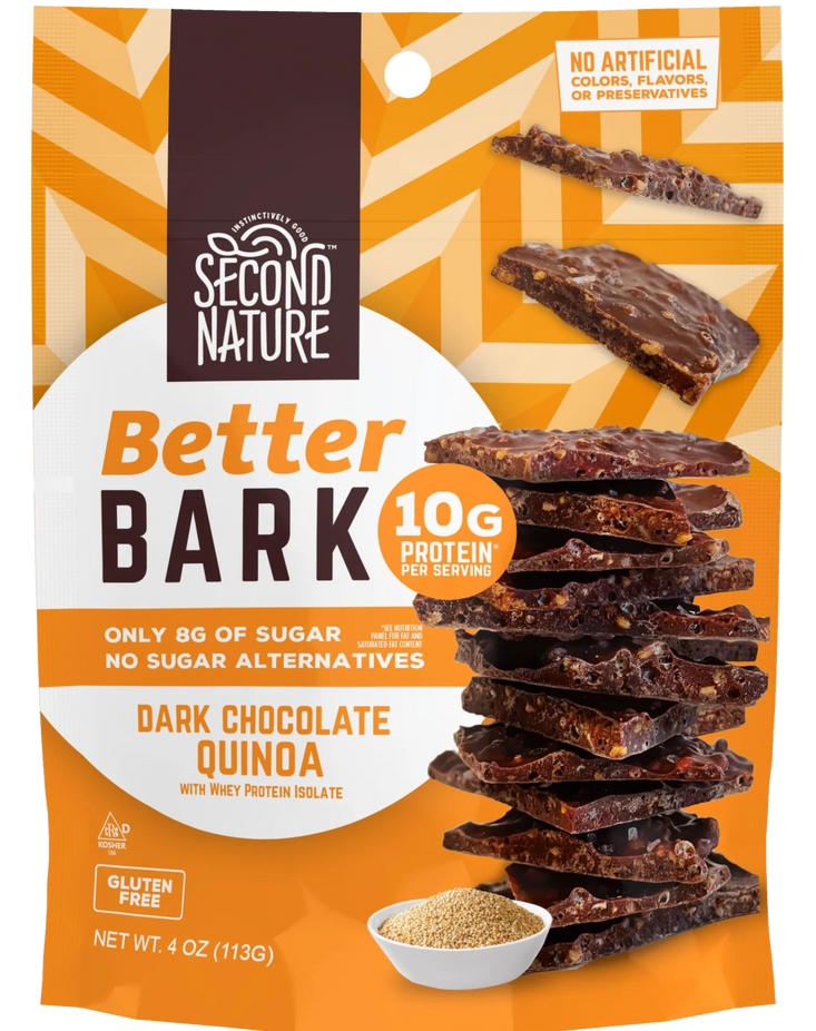 Better Bark Dark Chocolate Quinoa Bar