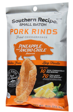 Pork Rinds flavored with Pineapple Ancho Chile