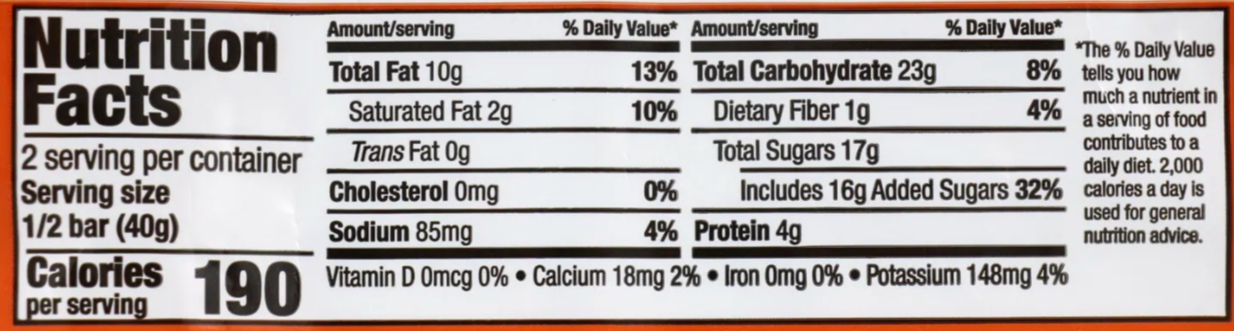 Cinnamon Churro Salted Nut Roll (12 CT)