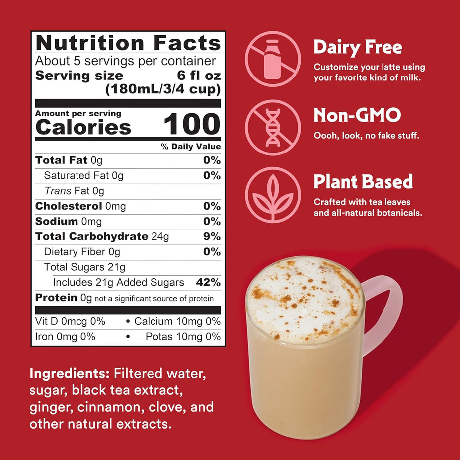 Tea Concentrate Double Spice Chai Latte