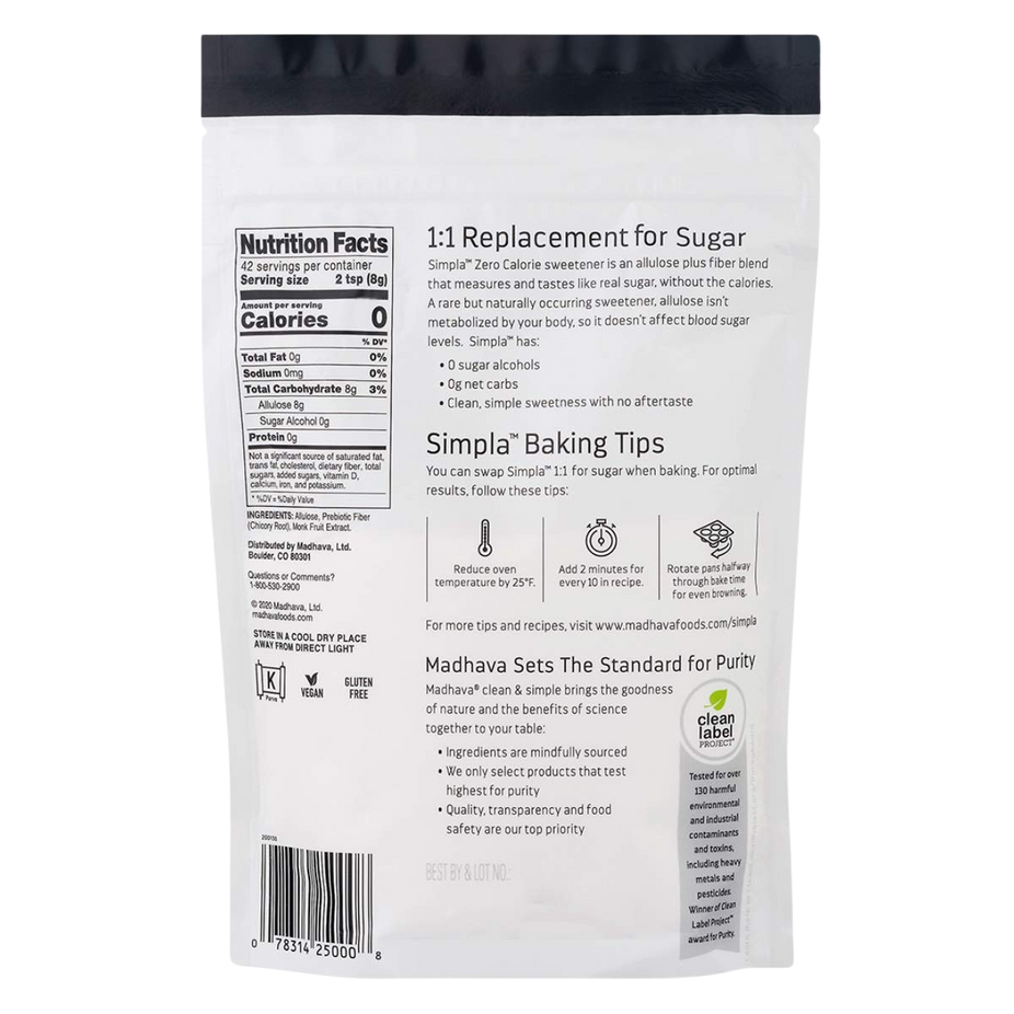 Zero Calorie Allulose Sweetener