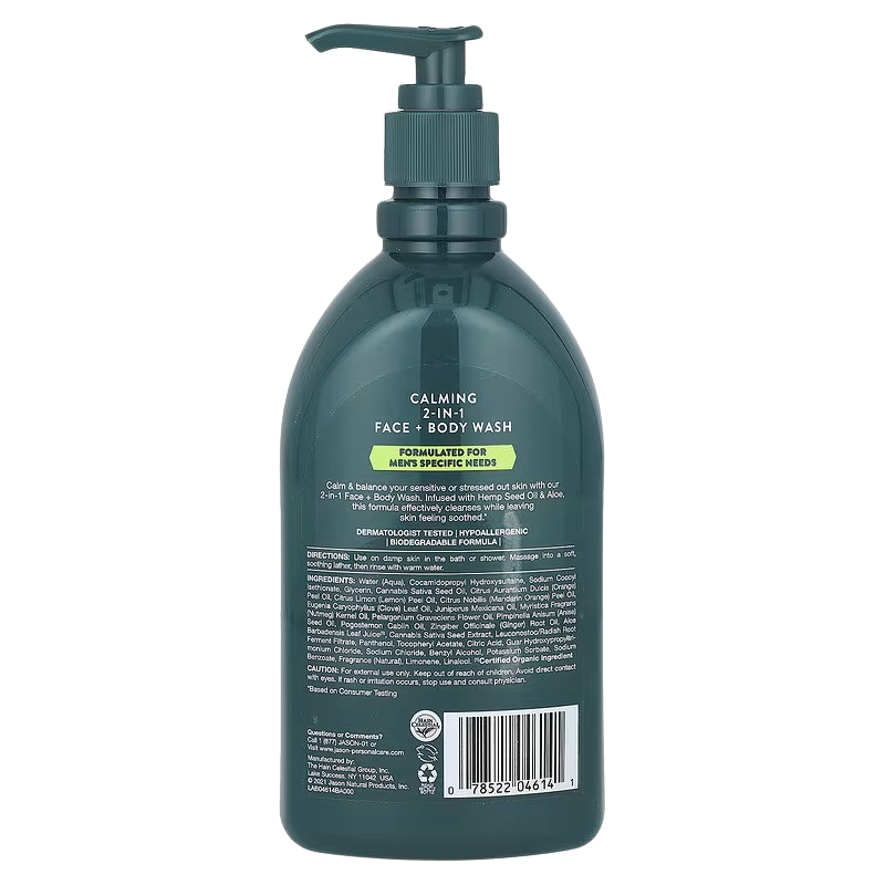 Men's 2-In-1 Calming Face & Body Wash