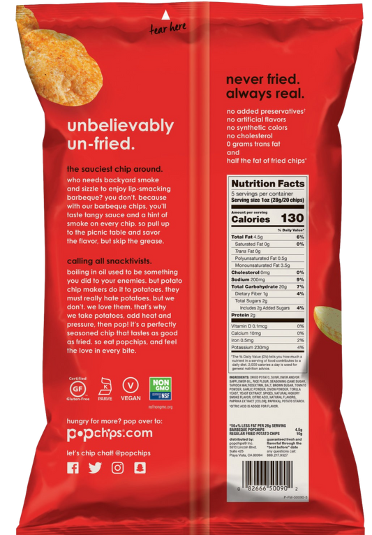 Nutrition Information - BBQ Potato Chips