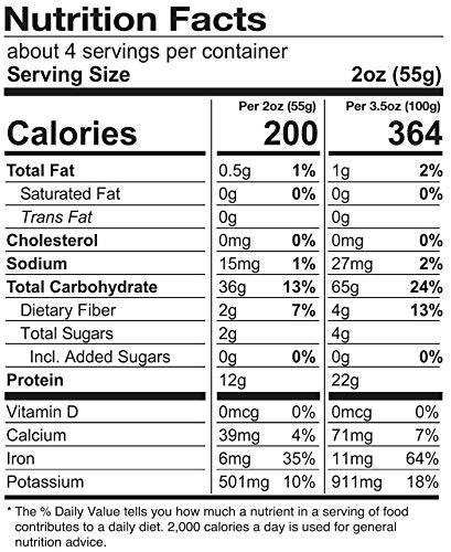 Nutrition Information - Veggie Penne Pasta