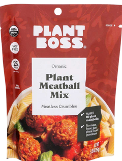 Organic Plant Meatball Mix Meatless Crumbles