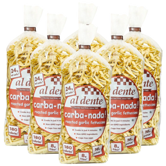Carba-Nada Roasted Garlic Egg Fettuccine (6 Pack)