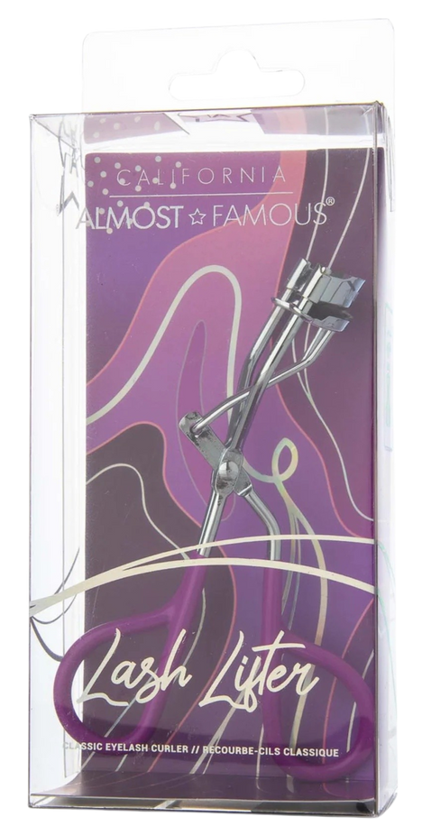 Chrome 'No Pinch' Eyelash Curler - Purple