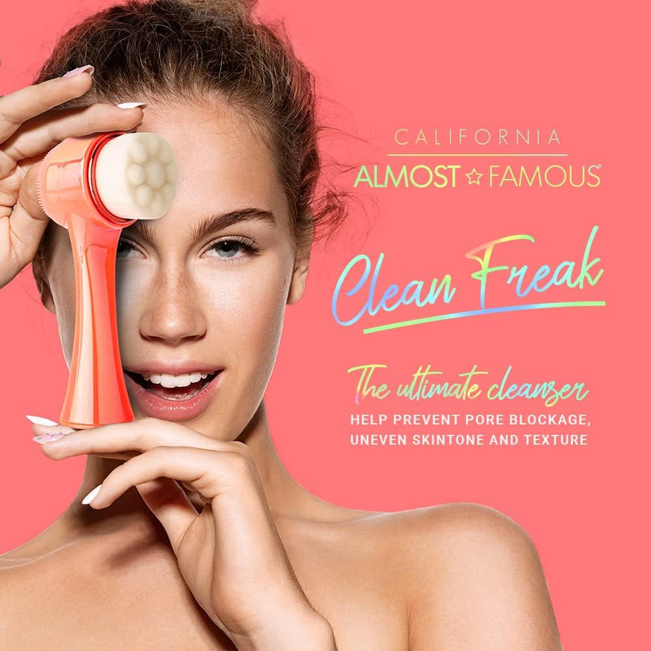 Cleanse It 2-in-1 Exfoliator Brush - Coral