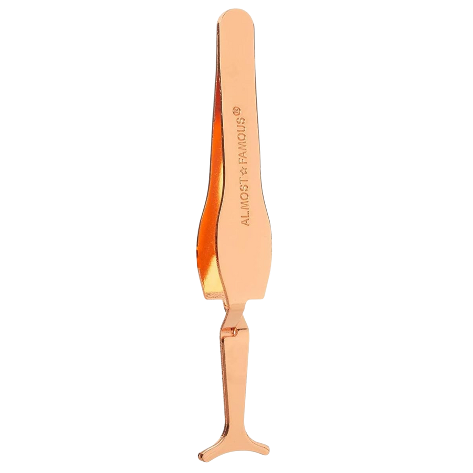 Magnetic Eyelash Applicator Tweezers - Rose Gold