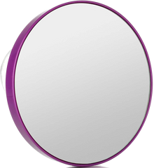 15X Vanity Mirror with Suction Lock - Purple