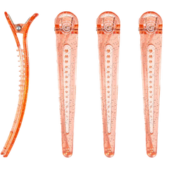 Styling & Sectioning Pro Hair Clips Orange (4 CT)