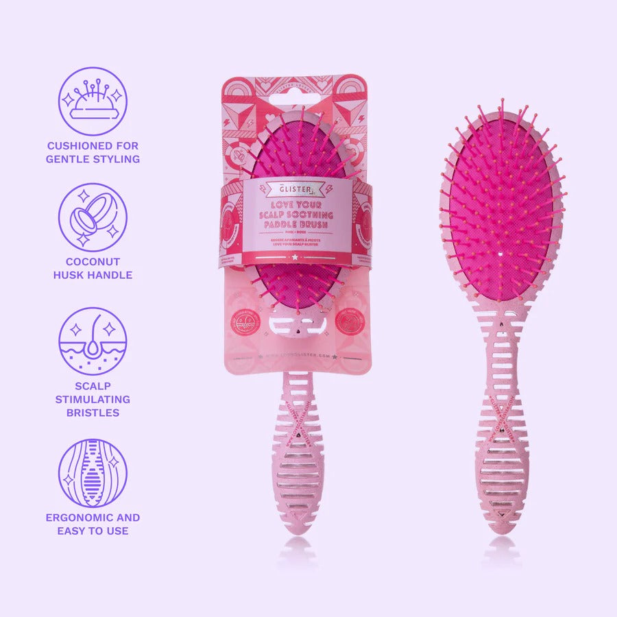 Love Your Scalp Eco-Friendly Detangling Brush - Pink
