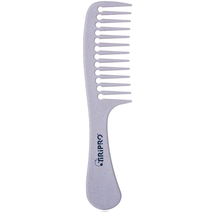 Eco-Friendly Wide Tooth Comb - Gray