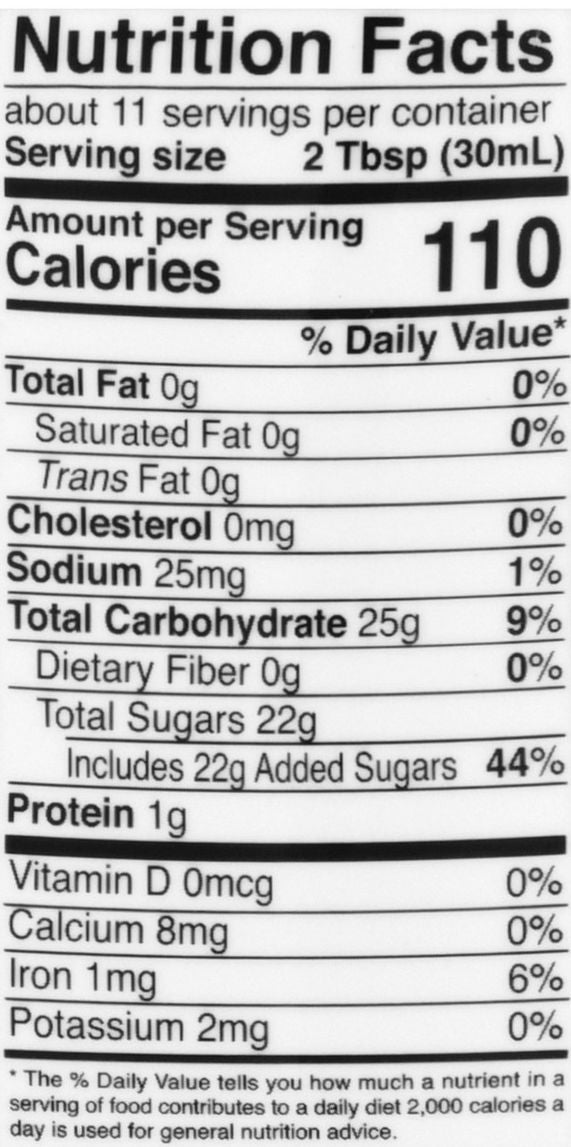 Organic Chocolate Sauce Syrup