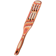 Pakkawood 13-Inch Slotted Spurtle - Red