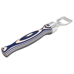 Pakkawood Bottle Opener - Blue