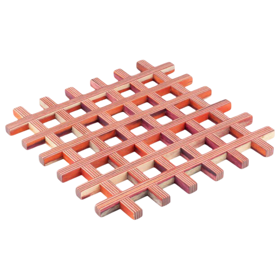 Pakkawood Trivet - Red