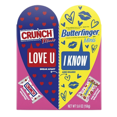 Crunch & Butterfinger Minis - Shareable Valentine's Chocolate Heart Box
