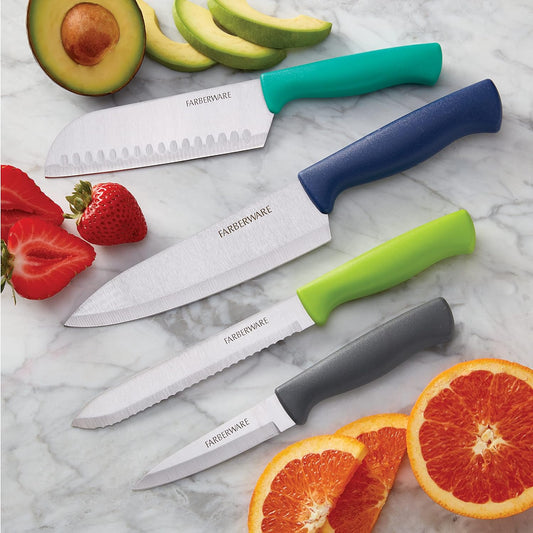 Stainless Steel Chef Knife Set (4 Pcs)