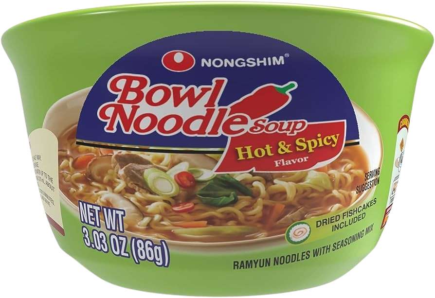 Hot & Spicy Noodle Soup Bowl (12 Pack)