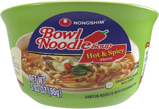 Hot & Spicy Noodle Soup Bowl (12 Pack)