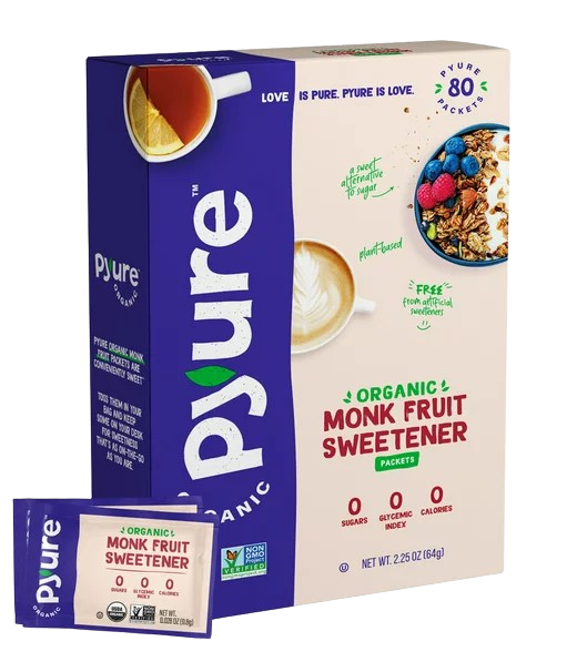 Pyure Organic Monk Fruit Packets (80 CT)