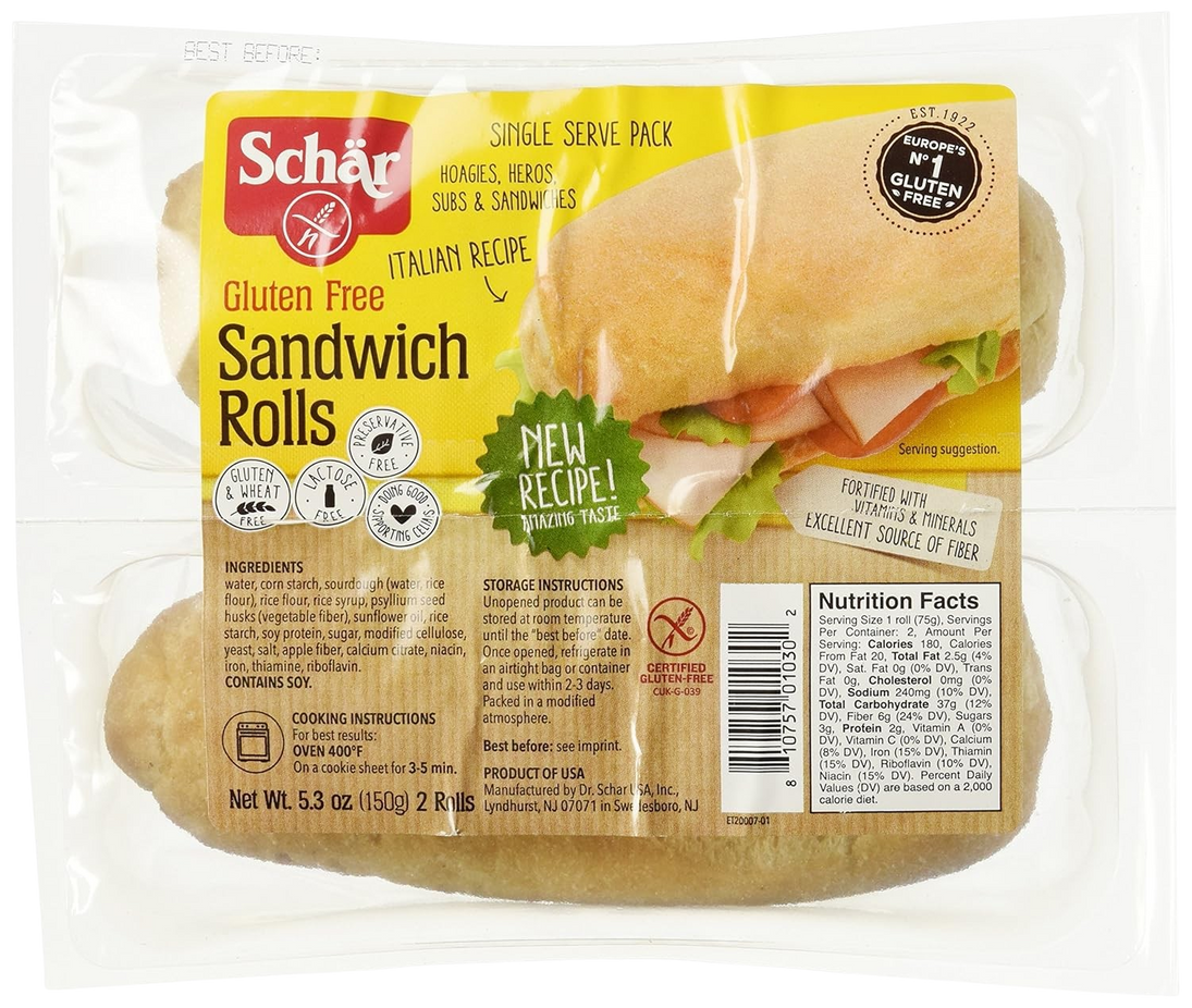 Gluten Free Sandwich Rolls (2 CT)